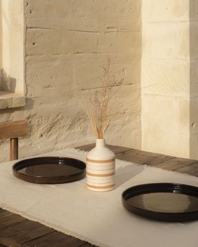 Runner Frangia Beige